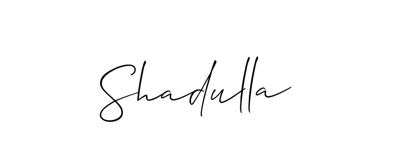 How to Draw Shadulla signature style? Allison_Script is a latest design signature styles for name Shadulla. Shadulla signature style 2 images and pictures png