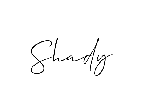 Similarly Allison_Script is the best handwritten signature design. Signature creator online .You can use it as an online autograph creator for name Shady. Shady signature style 2 images and pictures png