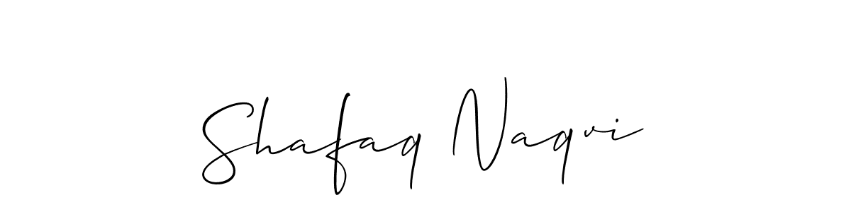 Also we have Shafaq Naqvi name is the best signature style. Create professional handwritten signature collection using Allison_Script autograph style. Shafaq Naqvi signature style 2 images and pictures png
