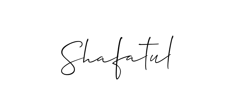 Make a beautiful signature design for name Shafatul. With this signature (Allison_Script) style, you can create a handwritten signature for free. Shafatul signature style 2 images and pictures png