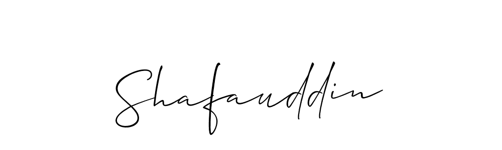 Also we have Shafauddin name is the best signature style. Create professional handwritten signature collection using Allison_Script autograph style. Shafauddin signature style 2 images and pictures png
