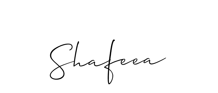 Make a beautiful signature design for name Shafeea. Use this online signature maker to create a handwritten signature for free. Shafeea signature style 2 images and pictures png