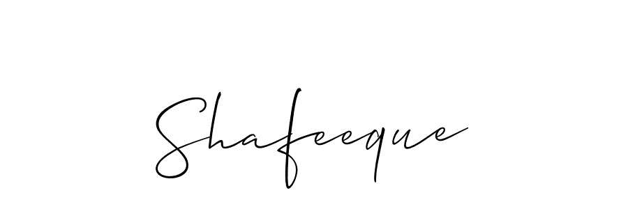 Once you've used our free online signature maker to create your best signature Allison_Script style, it's time to enjoy all of the benefits that Shafeeque name signing documents. Shafeeque signature style 2 images and pictures png