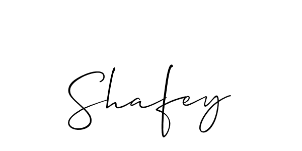 Make a beautiful signature design for name Shafey. With this signature (Allison_Script) style, you can create a handwritten signature for free. Shafey signature style 2 images and pictures png