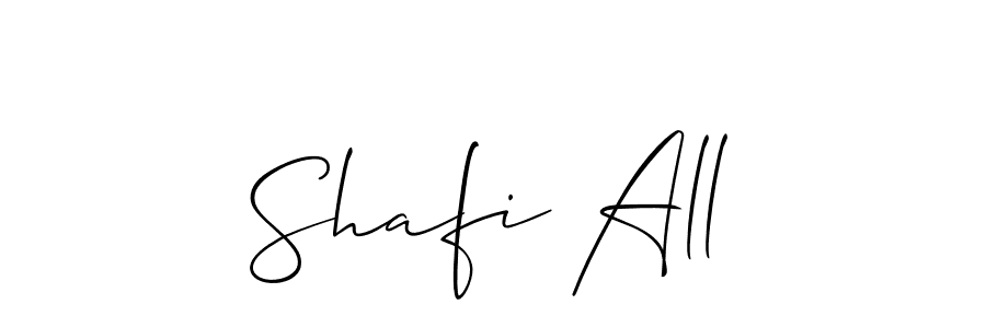 Also we have Shafi All name is the best signature style. Create professional handwritten signature collection using Allison_Script autograph style. Shafi All signature style 2 images and pictures png