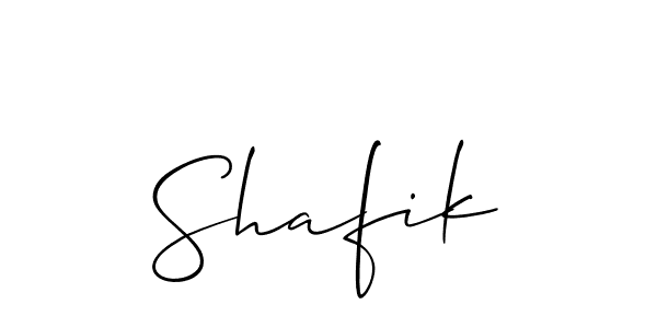 You should practise on your own different ways (Allison_Script) to write your name (Shafik) in signature. don't let someone else do it for you. Shafik signature style 2 images and pictures png