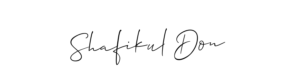 This is the best signature style for the Shafikul Don name. Also you like these signature font (Allison_Script). Mix name signature. Shafikul Don signature style 2 images and pictures png