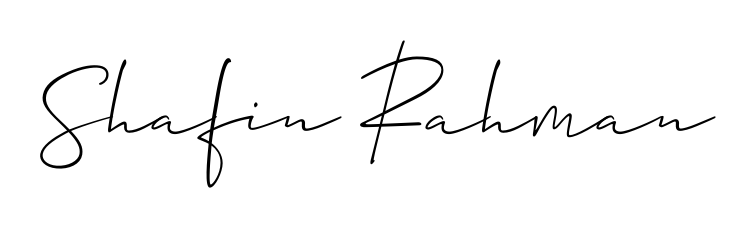 Discover how Shafin Rahman looks in an executive cursive font (Allison_Script). Perfect for legal documents, invoices, and certificates. Shafin Rahman signature style 2 images and pictures png