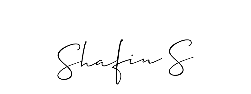 How to Draw Shafin S signature style? Allison_Script is a latest design signature styles for name Shafin S. Shafin S signature style 2 images and pictures png