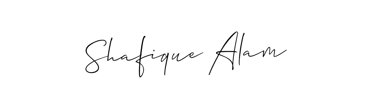 How to make Shafique Alam signature? Allison_Script is a professional autograph style. Create handwritten signature for Shafique Alam name. Shafique Alam signature style 2 images and pictures png