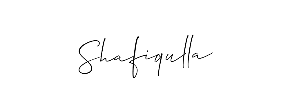 The best way (Allison_Script) to make a short signature is to pick only two or three words in your name. The name Shafiqulla include a total of six letters. For converting this name. Shafiqulla signature style 2 images and pictures png