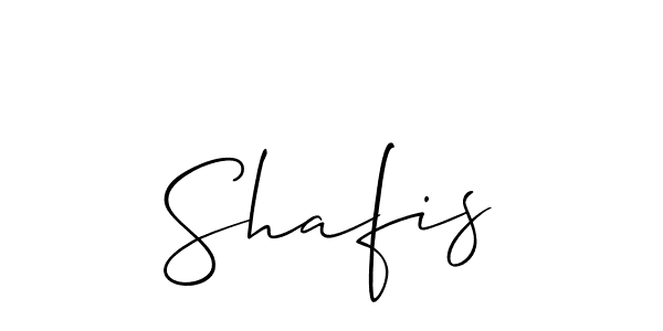 It looks lik you need a new signature style for name Shafis. Design unique handwritten (Allison_Script) signature with our free signature maker in just a few clicks. Shafis signature style 2 images and pictures png