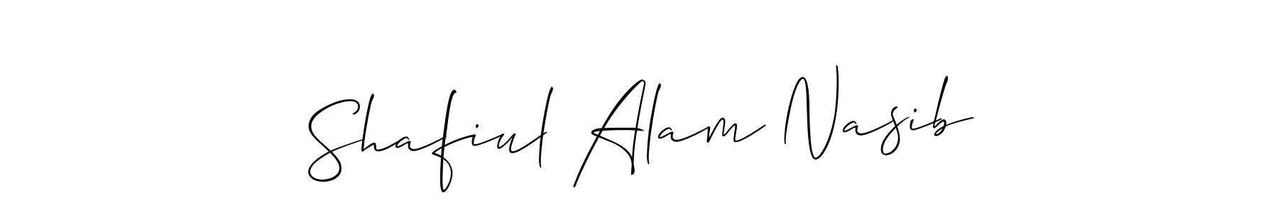 Design your own signature with our free online signature maker. With this signature software, you can create a handwritten (Allison_Script) signature for name Shafiul Alam Nasib. Shafiul Alam Nasib signature style 2 images and pictures png