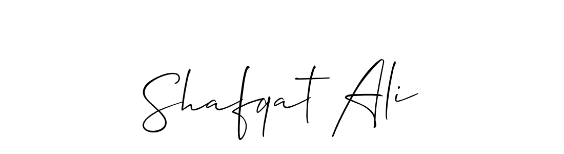 It looks lik you need a new signature style for name Shafqat Ali. Design unique handwritten (Allison_Script) signature with our free signature maker in just a few clicks. Shafqat Ali signature style 2 images and pictures png