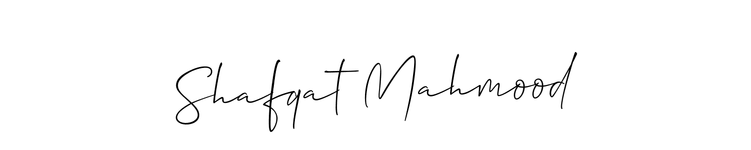 Shafqat Mahmood stylish signature style. Best Handwritten Sign (Allison_Script) for my name. Handwritten Signature Collection Ideas for my name Shafqat Mahmood. Shafqat Mahmood signature style 2 images and pictures png