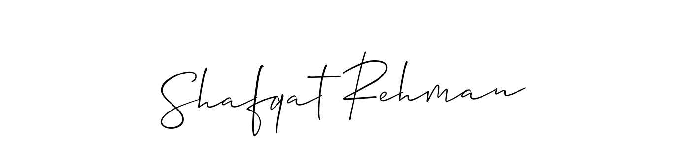 You should practise on your own different ways (Allison_Script) to write your name (Shafqat Rehman) in signature. don't let someone else do it for you. Shafqat Rehman signature style 2 images and pictures png