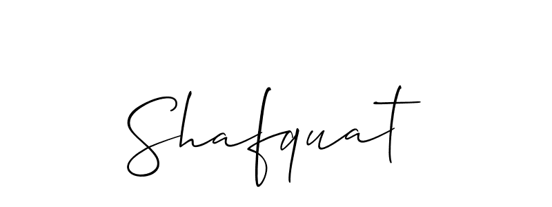 Shafquat stylish signature style. Best Handwritten Sign (Allison_Script) for my name. Handwritten Signature Collection Ideas for my name Shafquat. Shafquat signature style 2 images and pictures png