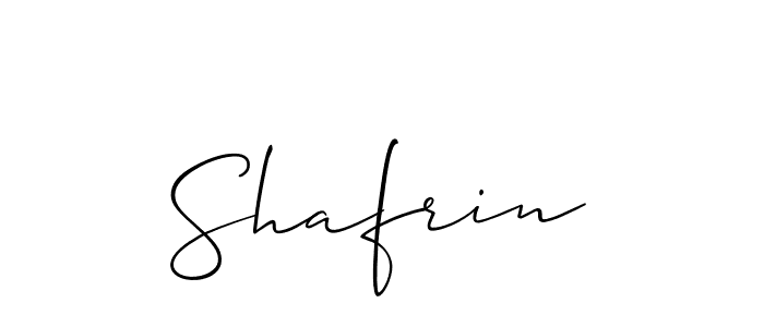 The best way (Allison_Script) to make a short signature is to pick only two or three words in your name. The name Shafrin include a total of six letters. For converting this name. Shafrin signature style 2 images and pictures png