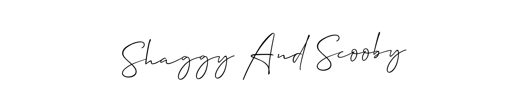 This is the best signature style for the Shaggy And Scooby name. Also you like these signature font (Allison_Script). Mix name signature. Shaggy And Scooby signature style 2 images and pictures png