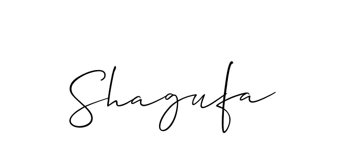 if you are searching for the best signature style for your name Shagufa. so please give up your signature search. here we have designed multiple signature styles  using Allison_Script. Shagufa signature style 2 images and pictures png