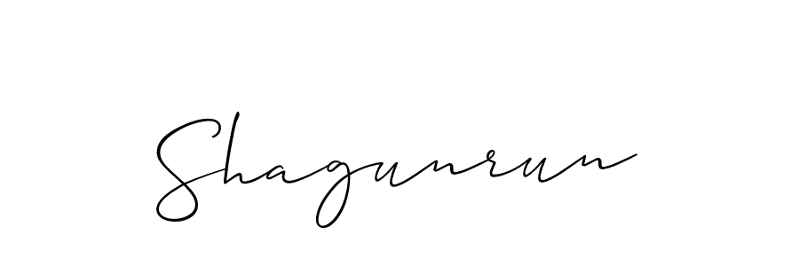 Shagunrun stylish signature style. Best Handwritten Sign (Allison_Script) for my name. Handwritten Signature Collection Ideas for my name Shagunrun. Shagunrun signature style 2 images and pictures png