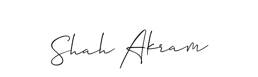 Once you've used our free online signature maker to create your best signature Allison_Script style, it's time to enjoy all of the benefits that Shah Akram name signing documents. Shah Akram signature style 2 images and pictures png
