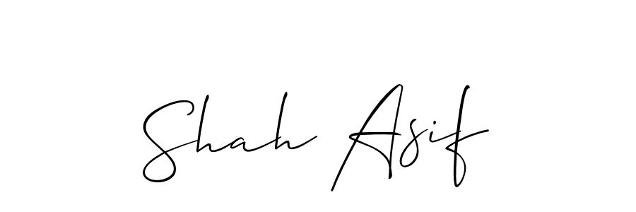 if you are searching for the best signature style for your name Shah Asif. so please give up your signature search. here we have designed multiple signature styles  using Allison_Script. Shah Asif signature style 2 images and pictures png