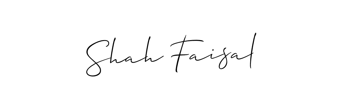 How to Draw Shah Faisal signature style? Allison_Script is a latest design signature styles for name Shah Faisal. Shah Faisal signature style 2 images and pictures png