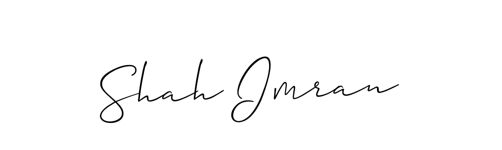 It looks lik you need a new signature style for name Shah Imran. Design unique handwritten (Allison_Script) signature with our free signature maker in just a few clicks. Shah Imran signature style 2 images and pictures png