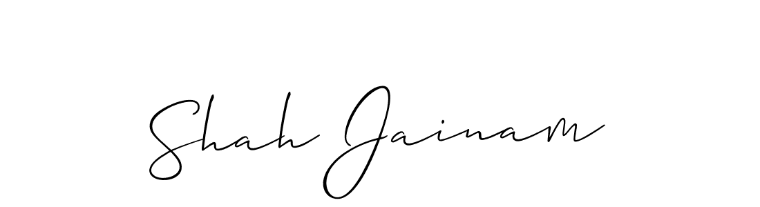 The best way (Allison_Script) to make a short signature is to pick only two or three words in your name. The name Shah Jainam include a total of six letters. For converting this name. Shah Jainam signature style 2 images and pictures png