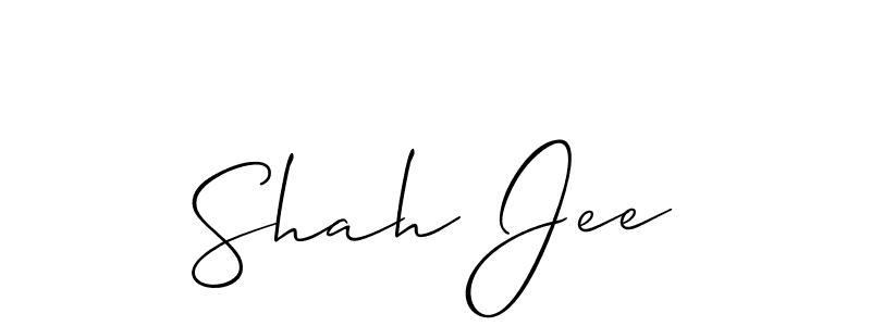 Best and Professional Signature Style for Shah Jee. Allison_Script Best Signature Style Collection. Shah Jee signature style 2 images and pictures png