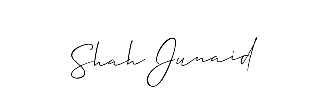 It looks lik you need a new signature style for name Shah Junaid. Design unique handwritten (Allison_Script) signature with our free signature maker in just a few clicks. Shah Junaid signature style 2 images and pictures png