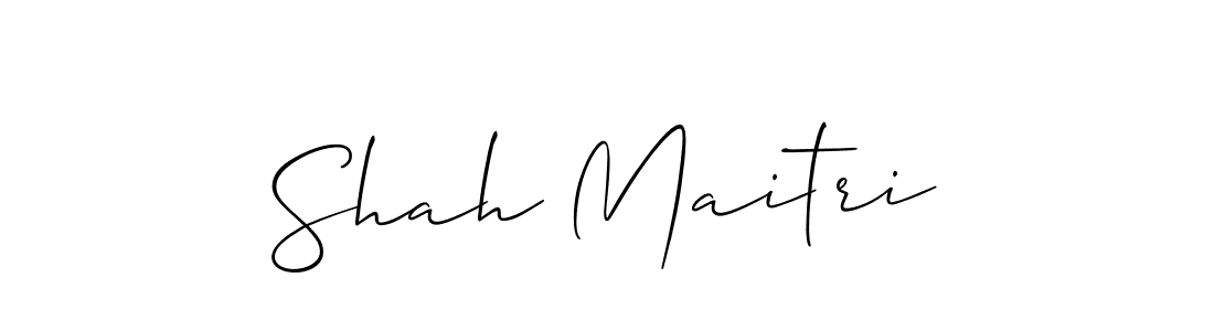 Similarly Allison_Script is the best handwritten signature design. Signature creator online .You can use it as an online autograph creator for name Shah Maitri. Shah Maitri signature style 2 images and pictures png