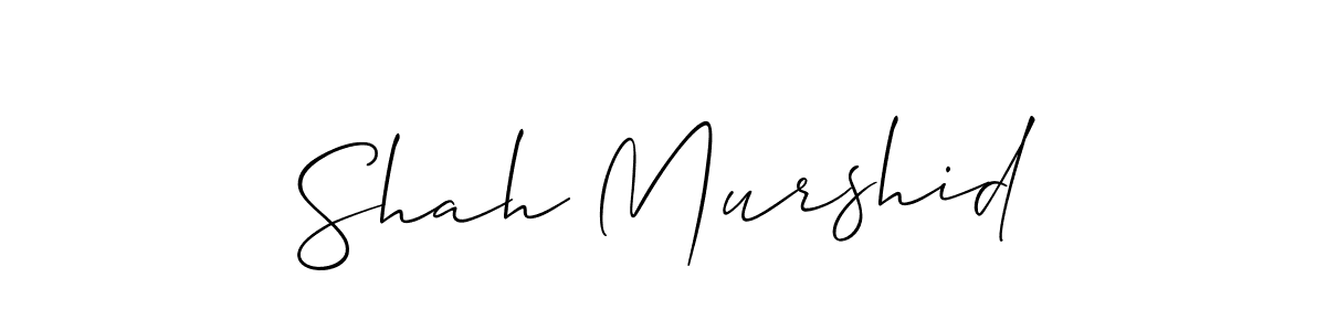 How to Draw Shah Murshid signature style? Allison_Script is a latest design signature styles for name Shah Murshid. Shah Murshid signature style 2 images and pictures png