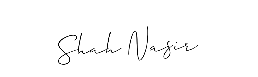 Shah Nasir stylish signature style. Best Handwritten Sign (Allison_Script) for my name. Handwritten Signature Collection Ideas for my name Shah Nasir. Shah Nasir signature style 2 images and pictures png