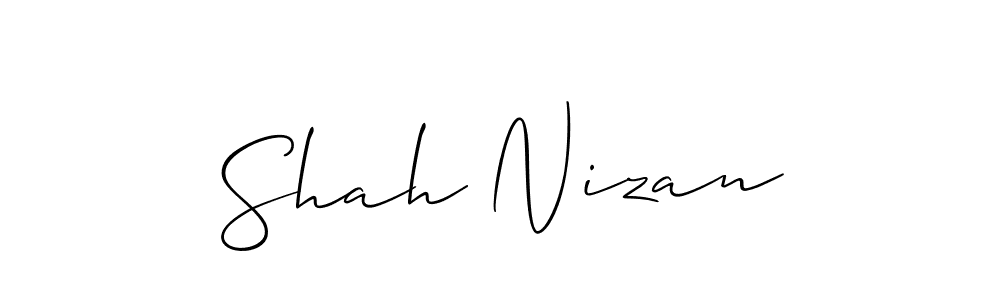 Once you've used our free online signature maker to create your best signature Allison_Script style, it's time to enjoy all of the benefits that Shah Nizan name signing documents. Shah Nizan signature style 2 images and pictures png