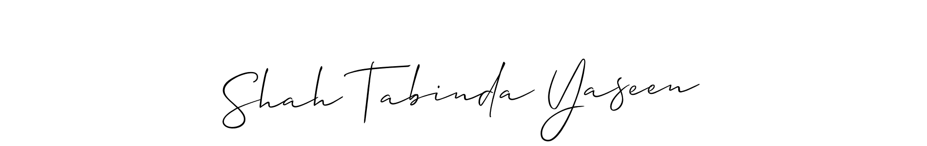 See photos of Shah Tabinda Yaseen official signature by Spectra . Check more albums & portfolios. Read reviews & check more about Allison_Script font. Shah Tabinda Yaseen signature style 2 images and pictures png