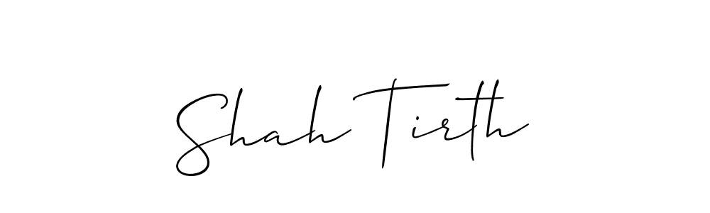 Make a beautiful signature design for name Shah Tirth. Use this online signature maker to create a handwritten signature for free. Shah Tirth signature style 2 images and pictures png