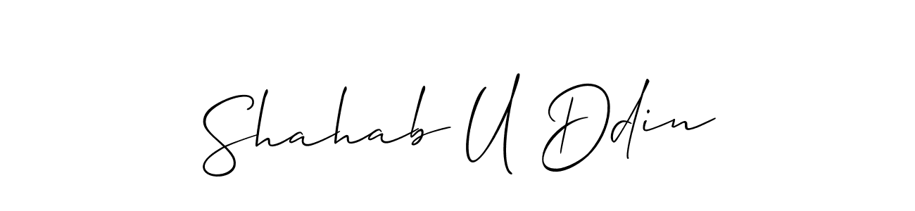 You can use this online signature creator to create a handwritten signature for the name Shahab U Ddin. This is the best online autograph maker. Shahab U Ddin signature style 2 images and pictures png