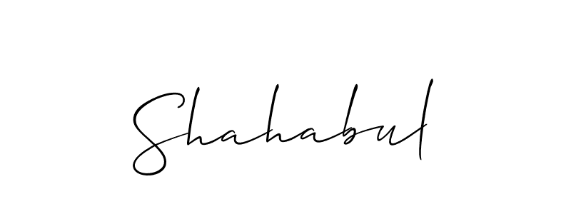 Once you've used our free online signature maker to create your best signature Allison_Script style, it's time to enjoy all of the benefits that Shahabul name signing documents. Shahabul signature style 2 images and pictures png