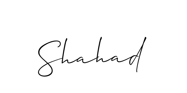 Make a beautiful signature design for name Shahad. Use this online signature maker to create a handwritten signature for free. Shahad signature style 2 images and pictures png