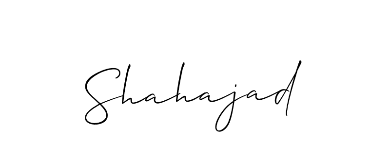 Also we have Shahajad name is the best signature style. Create professional handwritten signature collection using Allison_Script autograph style. Shahajad signature style 2 images and pictures png