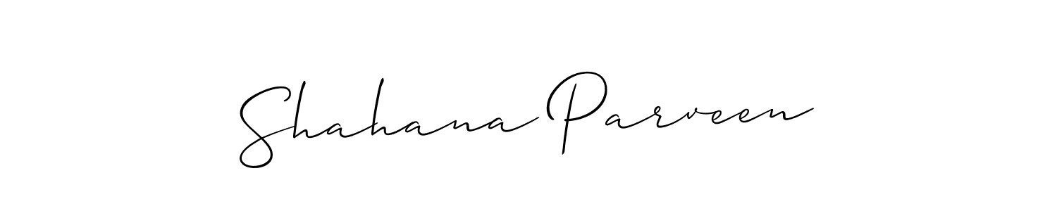 Also we have Shahana Parveen name is the best signature style. Create professional handwritten signature collection using Allison_Script autograph style. Shahana Parveen signature style 2 images and pictures png