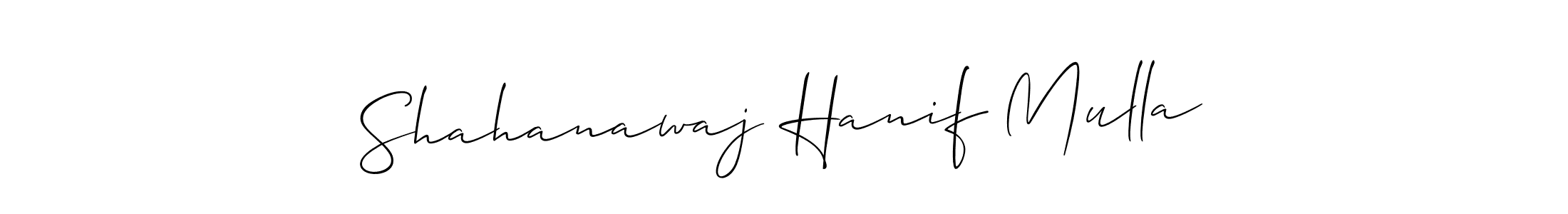 Make a beautiful signature design for name Shahanawaj Hanif Mulla. Use this online signature maker to create a handwritten signature for free. Shahanawaj Hanif Mulla signature style 2 images and pictures png