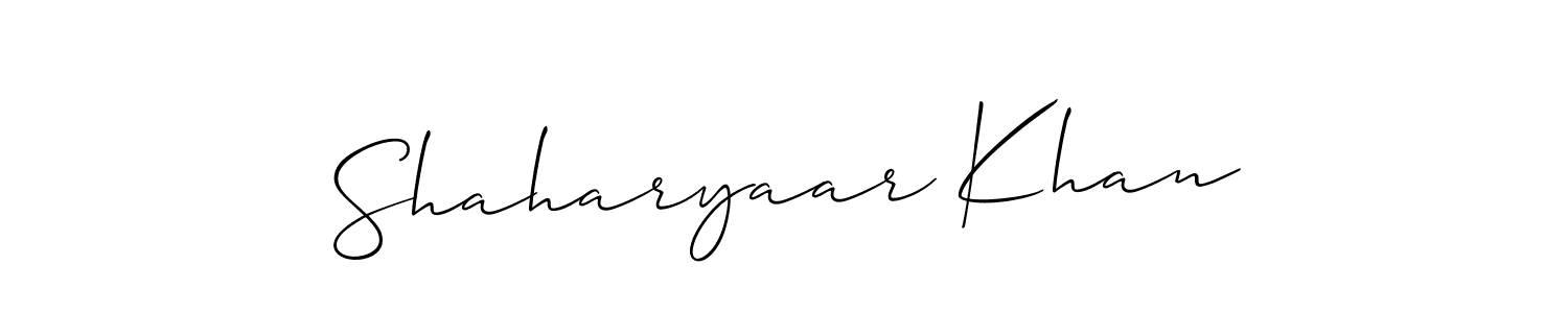 Check out images of Autograph of Shaharyaar Khan name. Actor Shaharyaar Khan Signature Style. Allison_Script is a professional sign style online. Shaharyaar Khan signature style 2 images and pictures png
