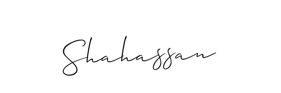 Make a beautiful signature design for name Shahassan. Use this online signature maker to create a handwritten signature for free. Shahassan signature style 2 images and pictures png