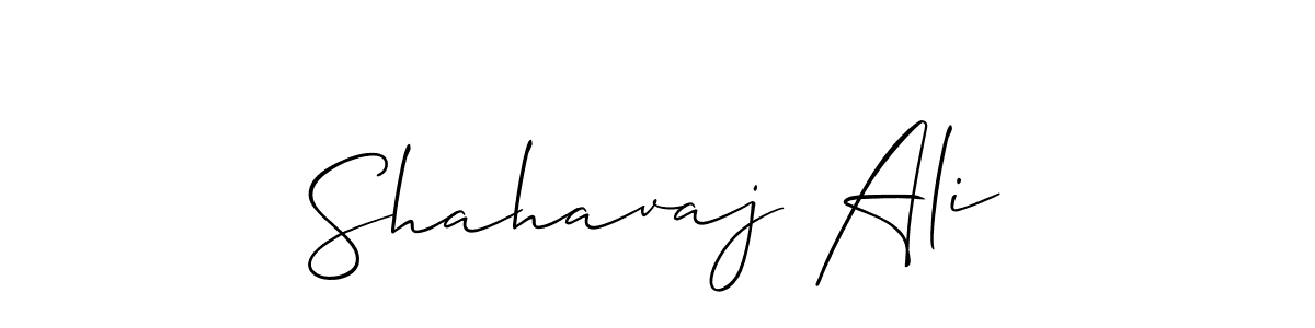 How to make Shahavaj Ali signature? Allison_Script is a professional autograph style. Create handwritten signature for Shahavaj Ali name. Shahavaj Ali signature style 2 images and pictures png