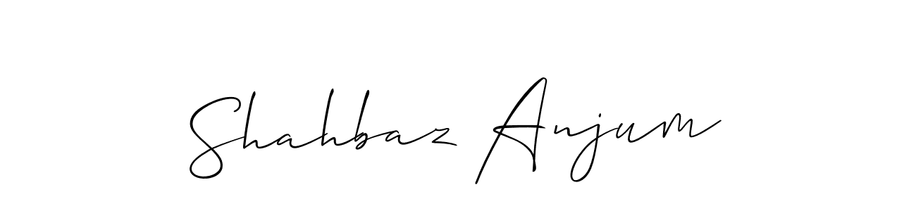 How to Draw Shahbaz Anjum signature style? Allison_Script is a latest design signature styles for name Shahbaz Anjum. Shahbaz Anjum signature style 2 images and pictures png