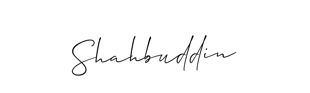 Make a beautiful signature design for name Shahbuddin. Use this online signature maker to create a handwritten signature for free. Shahbuddin signature style 2 images and pictures png