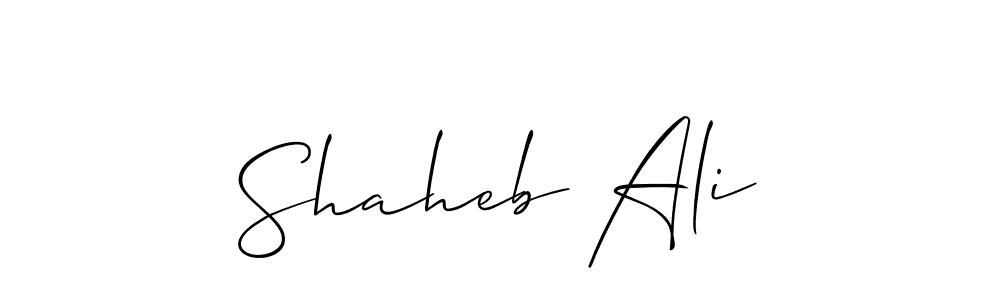 How to Draw Shaheb Ali signature style? Allison_Script is a latest design signature styles for name Shaheb Ali. Shaheb Ali signature style 2 images and pictures png